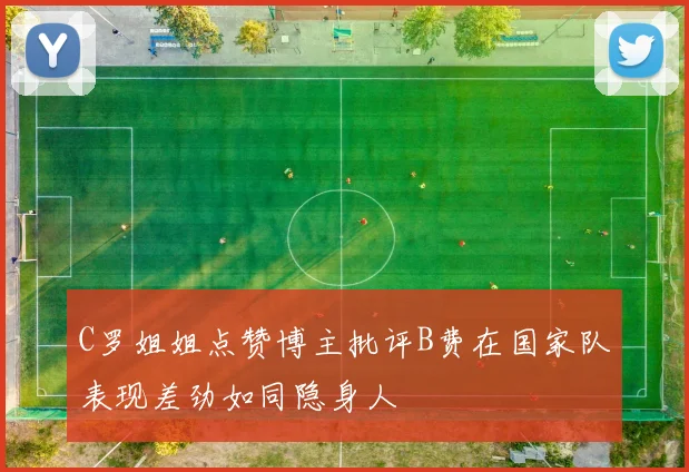 C罗姐姐点赞博主批评B费在国家队表现差劲如同隐身人